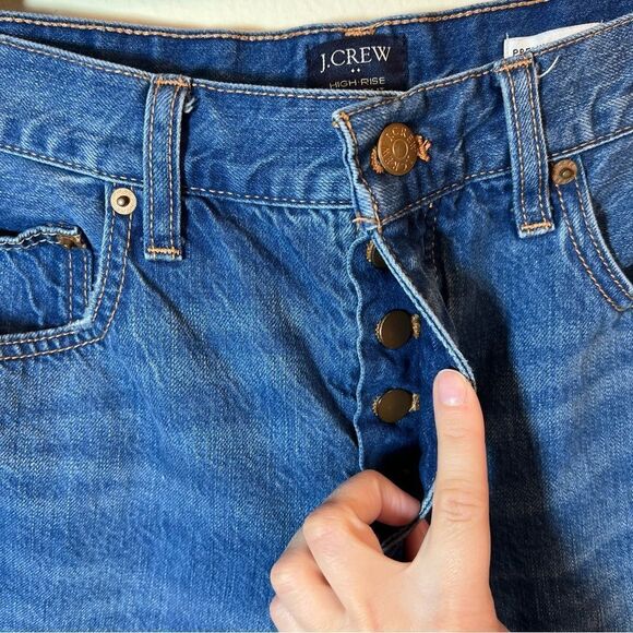 ✨ J. Crew Women’s High-Rise Straight Jeans Premium Edition 29 - Picture 4 of 11